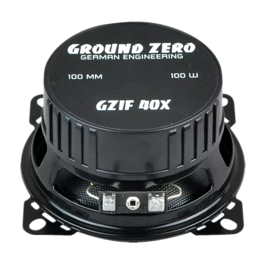 Ground Zero GZIF 40X głośniki do Citroen Berlingo 2-drożne głośniki współosiowe o średnicy woofera 100 mm. Moc woofera 60 W RMS